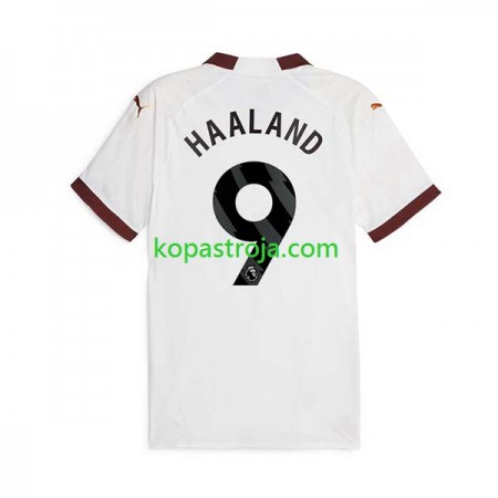 Billiga Fotbollströjor Manchester City Erling Haaland 9 Borta tröja 2023/24 Kortärmad